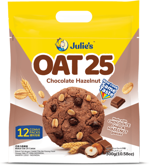 Julie Oat25 Hazelnuts&Choclate Chips